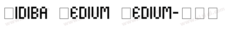 Widiba Medium Medium字体转换
